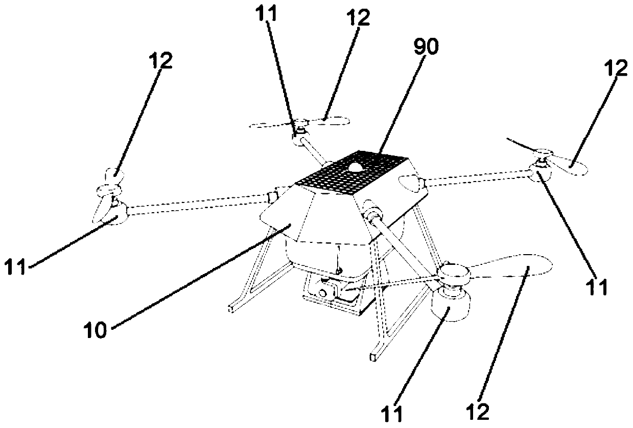 Unmanned aerial vehicle communication base station, communication system and communication system establishment method