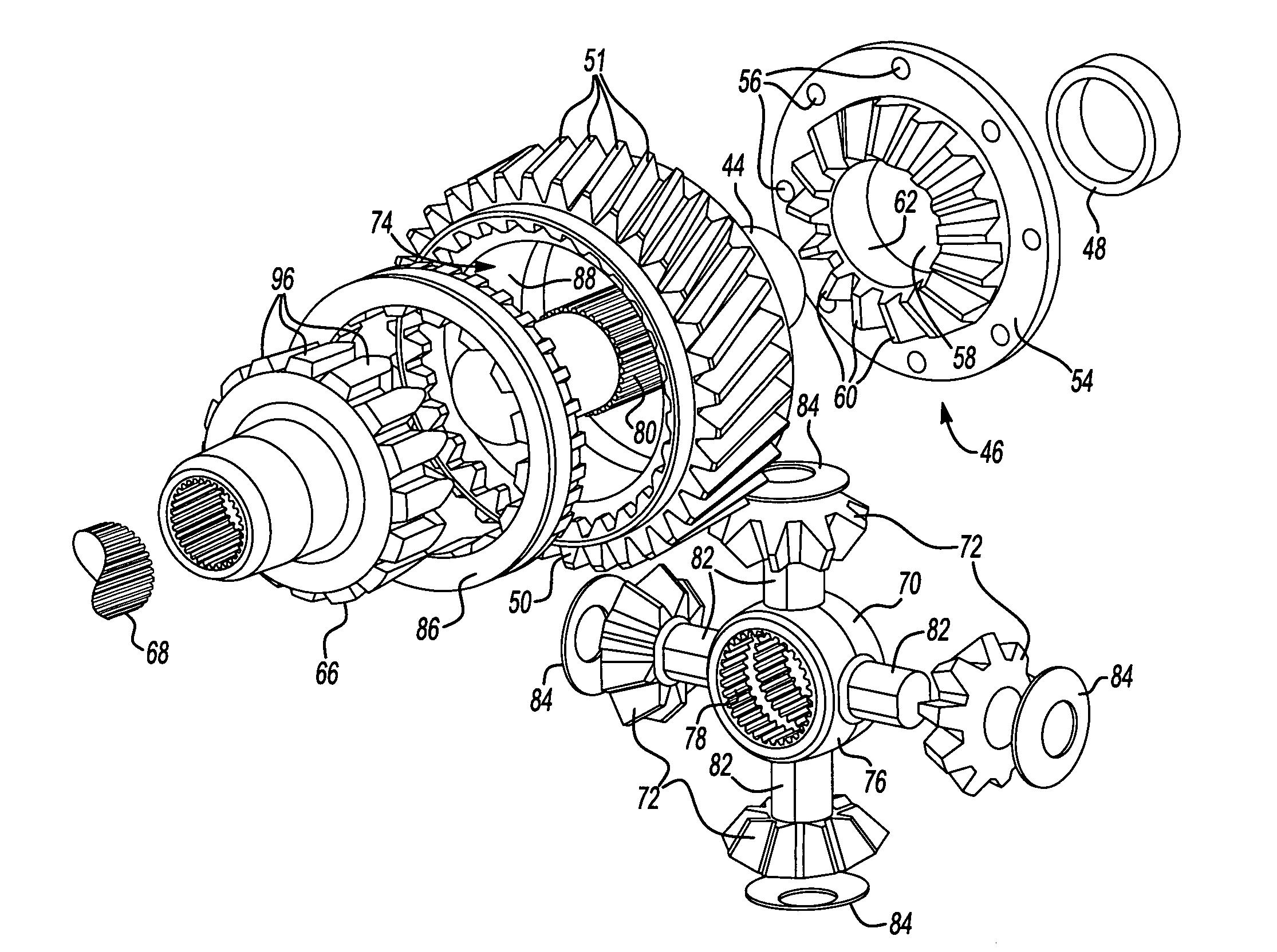 Inter-axle differential assembly