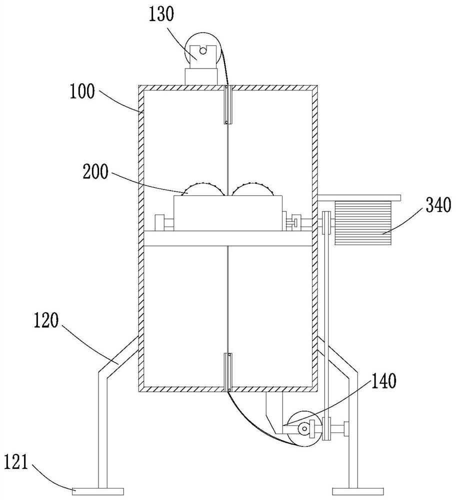 Continuous metal film printing device