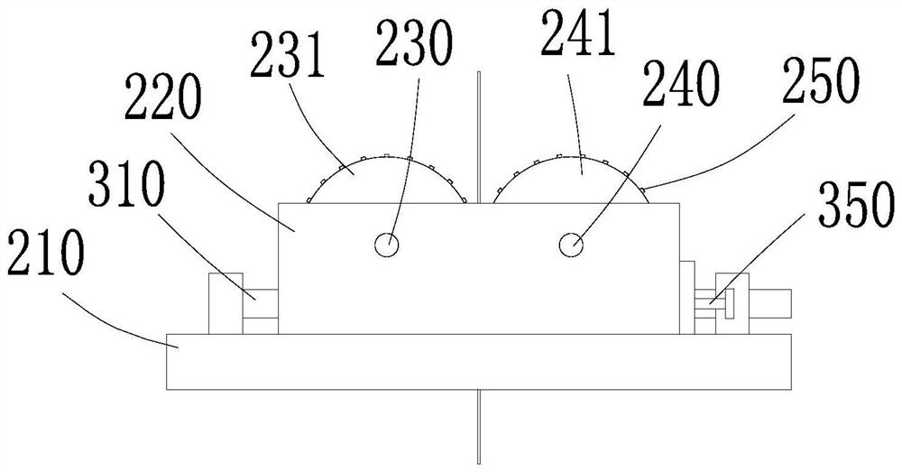 Continuous metal film printing device