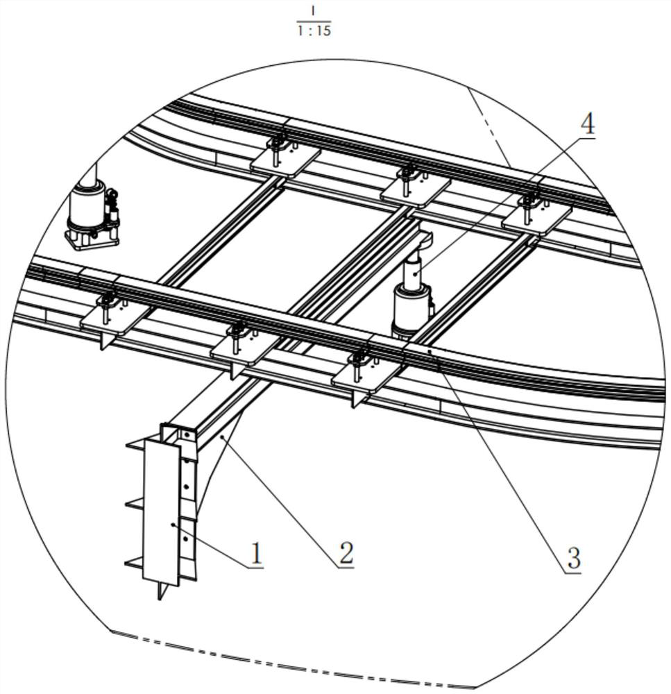 On-site robot in-situ measurement-milling and repairing integrated process method and system