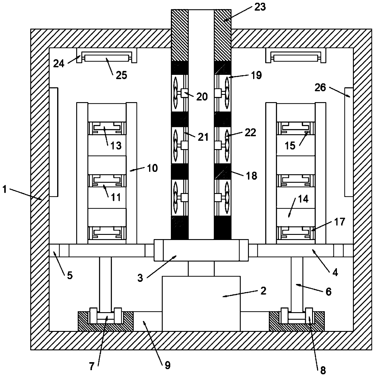 Edible fungus strain cultivation device