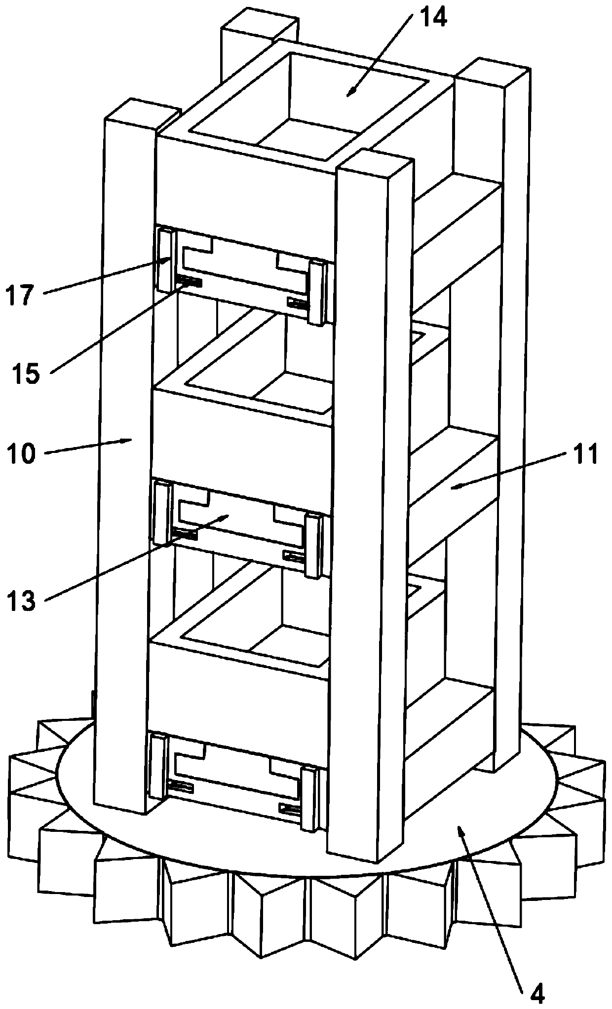 Edible fungus strain cultivation device