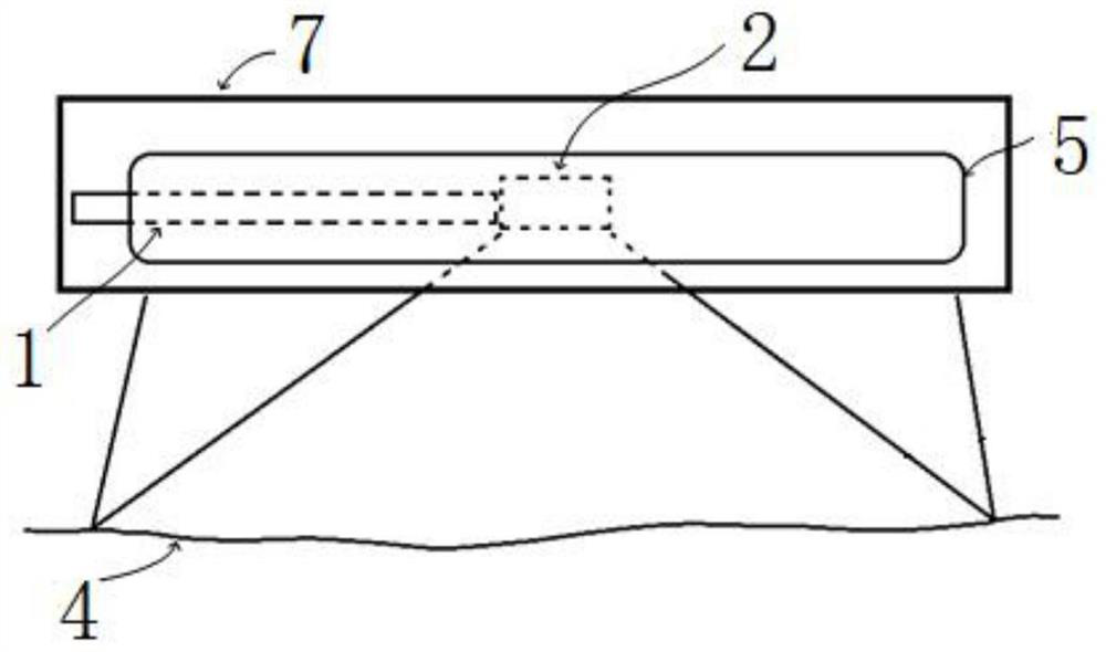 Photoacoustic endoscopic device