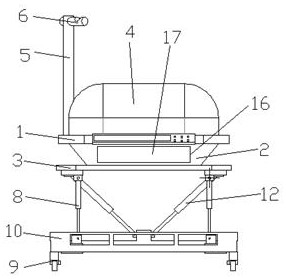 Automatic air supply filter transfer protection device for infected newborn