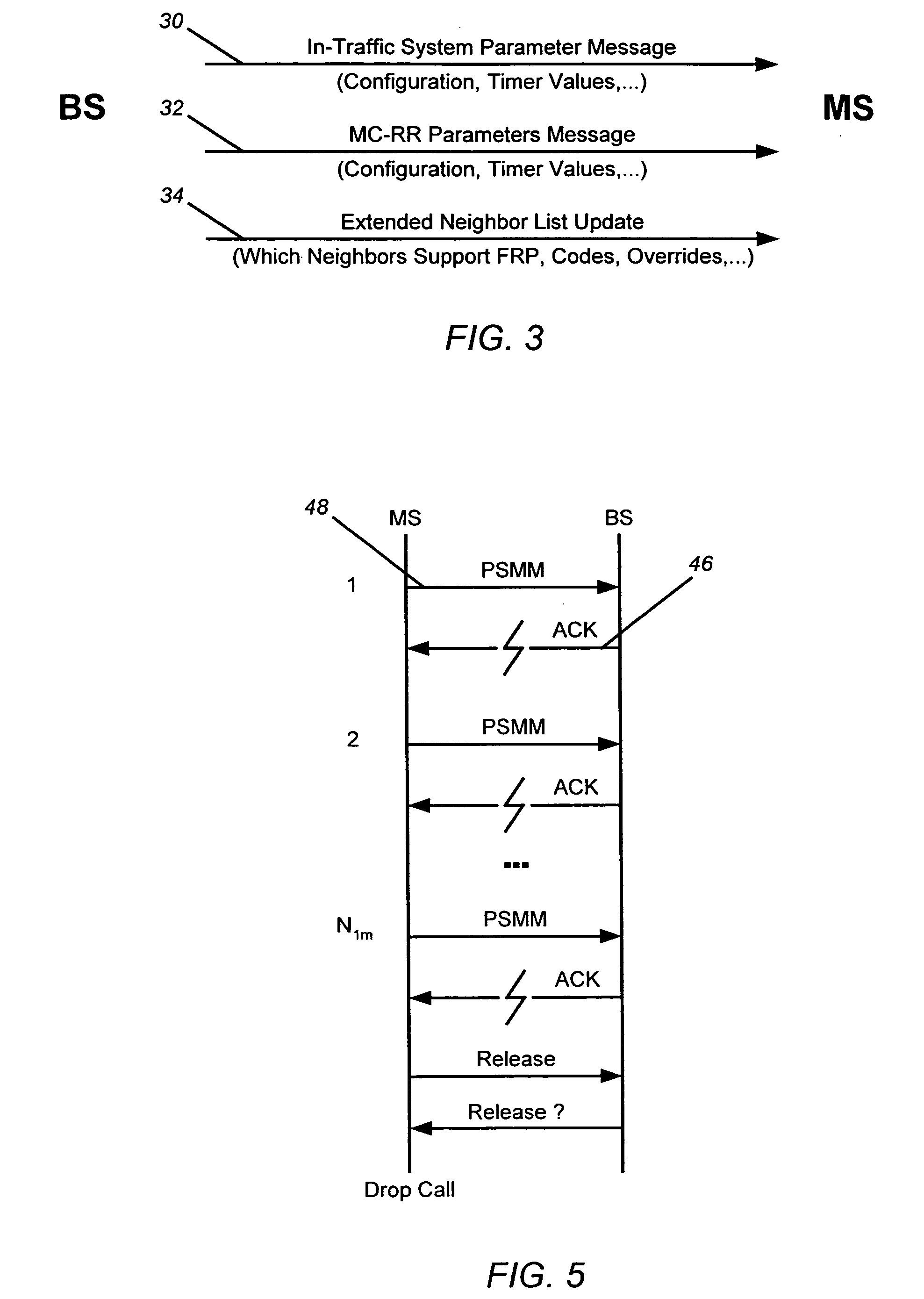 Open-loop power control enhancement for blind rescue channel operation