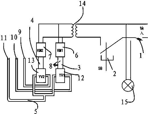 Self-controlled heating welding electric circuit device