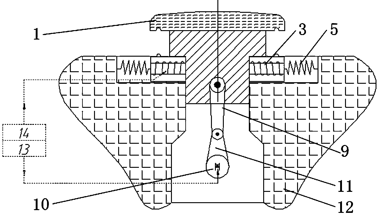 An intelligent lift-type road mandatory deceleration belt