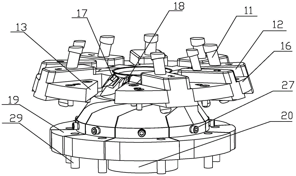 Fan blade injection mold