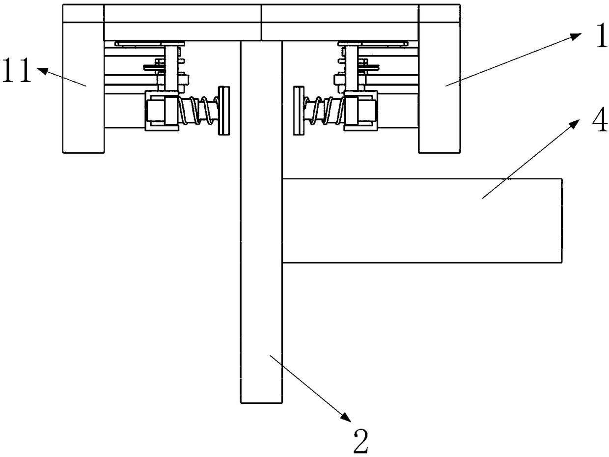 Double brake system based on crank-slider mechanism