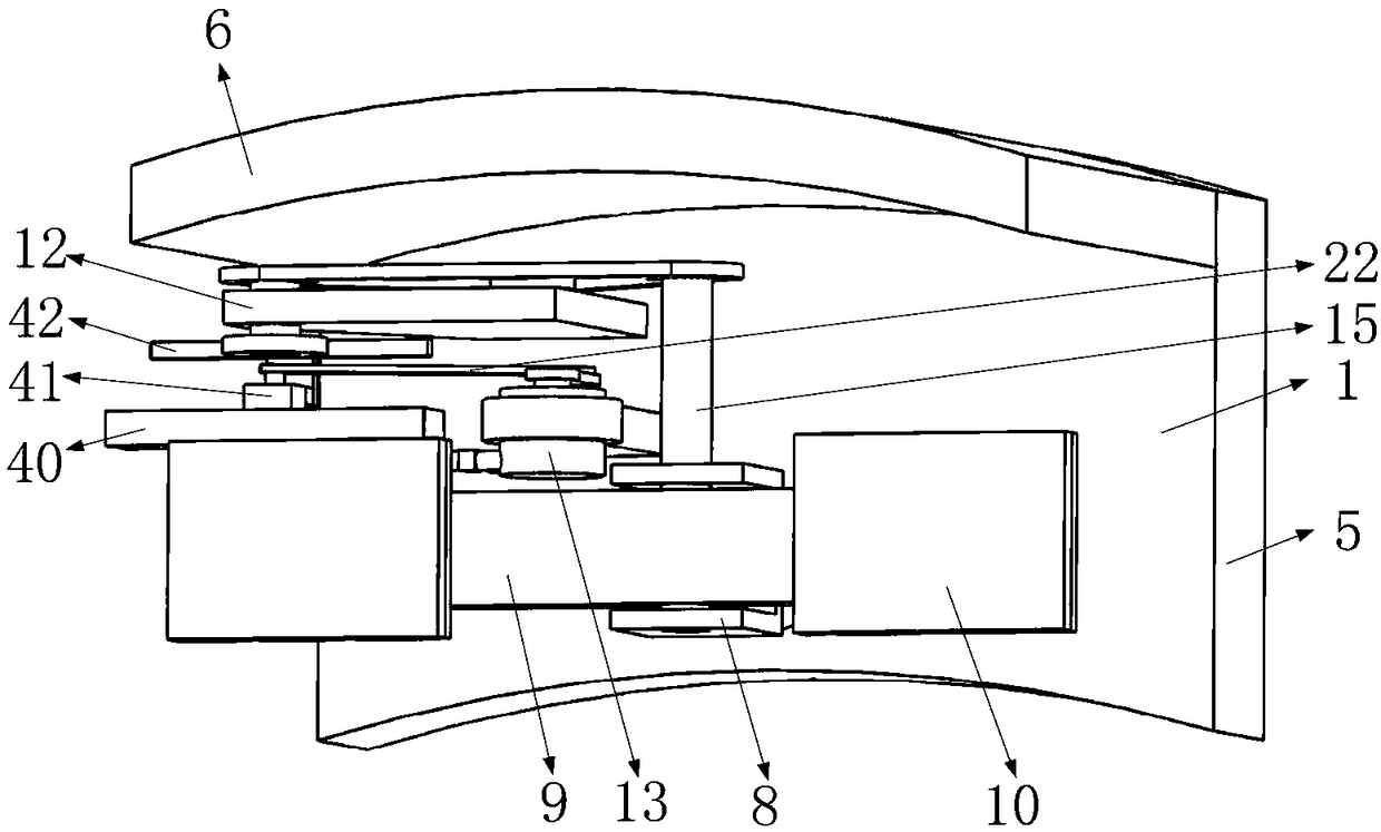 Double brake system based on crank-slider mechanism