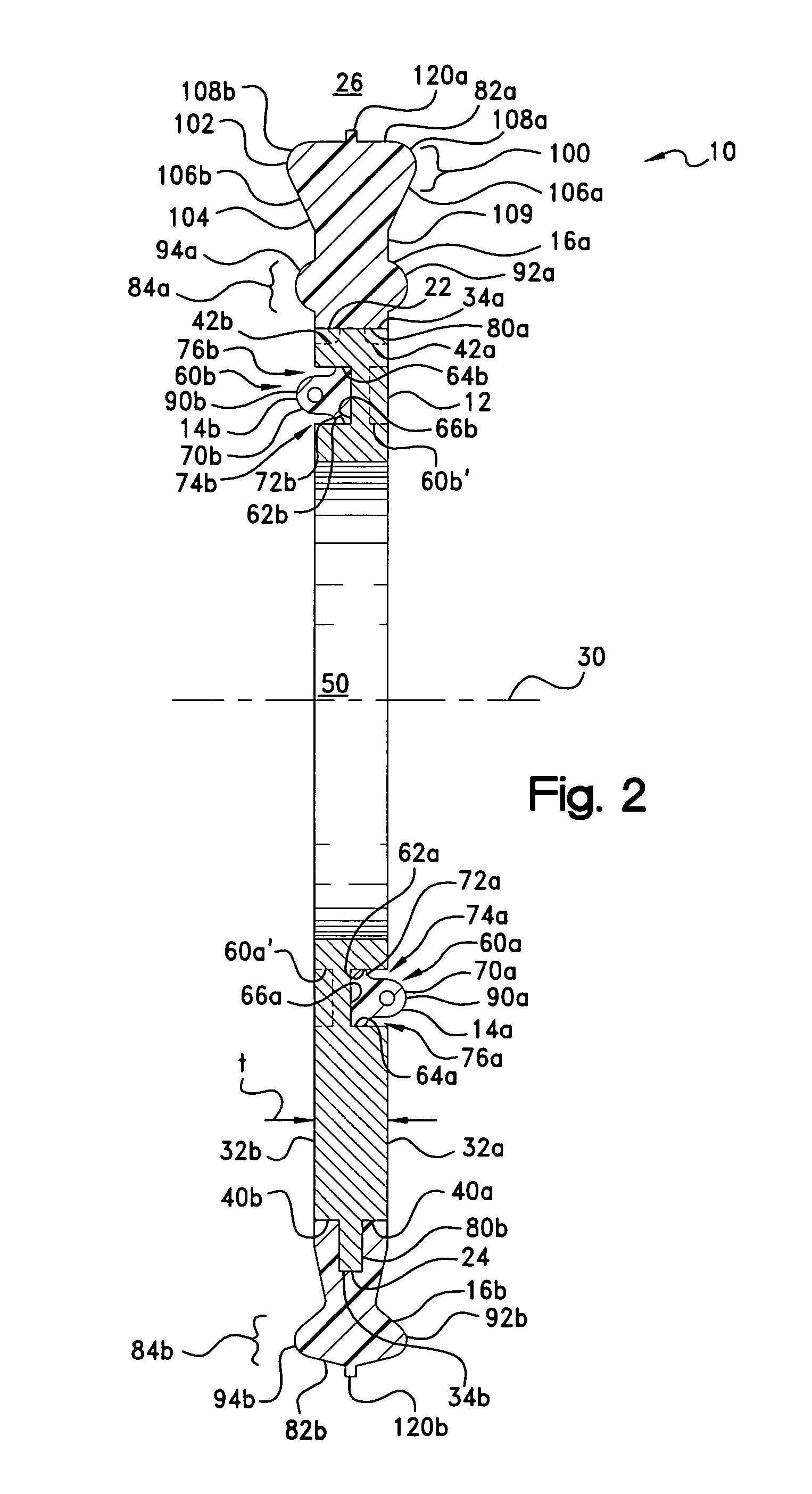 Wedging retainer gasket construction