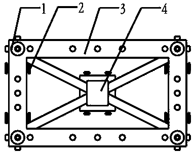 Car lateral parking device