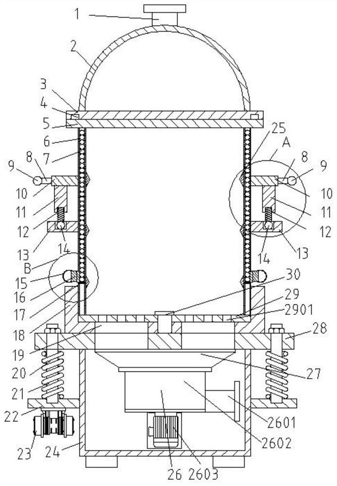 A spice storage and preservation device and its application method