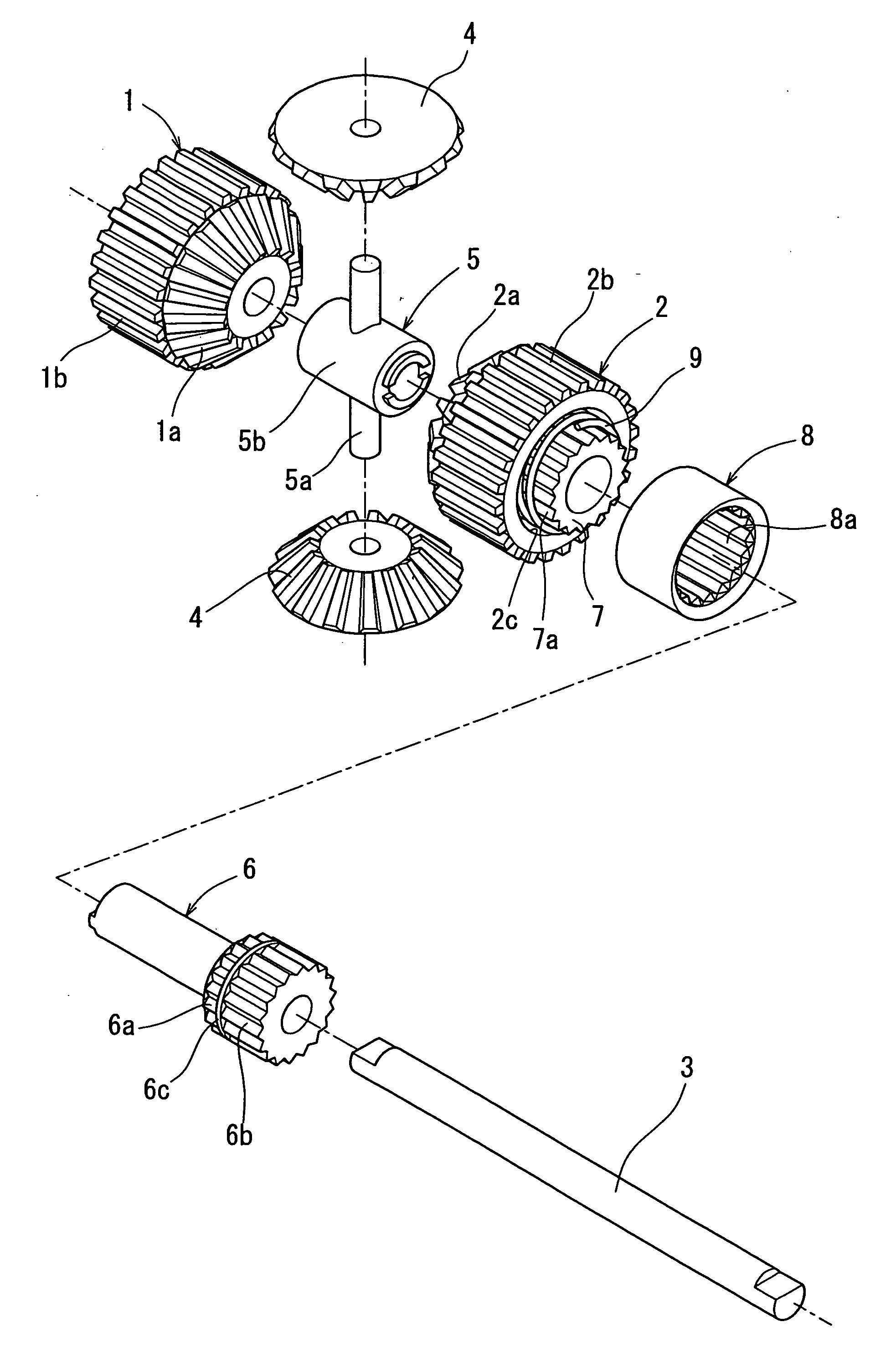 Reversible transmission mechanism