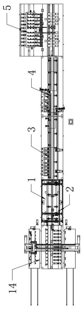 Refrigerator coaming production device with automatic attaching function