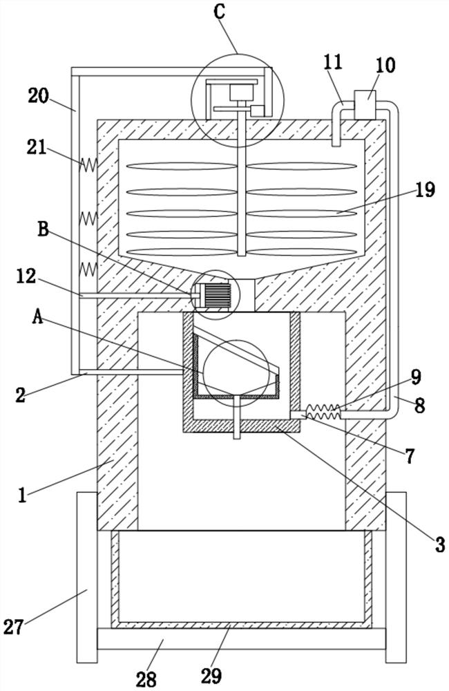 Pharmaceutical medicinal material crushing device