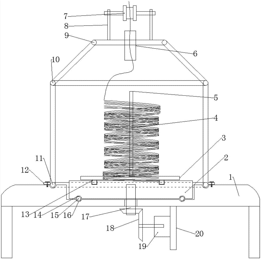 Automobile wire harness pay-off rack