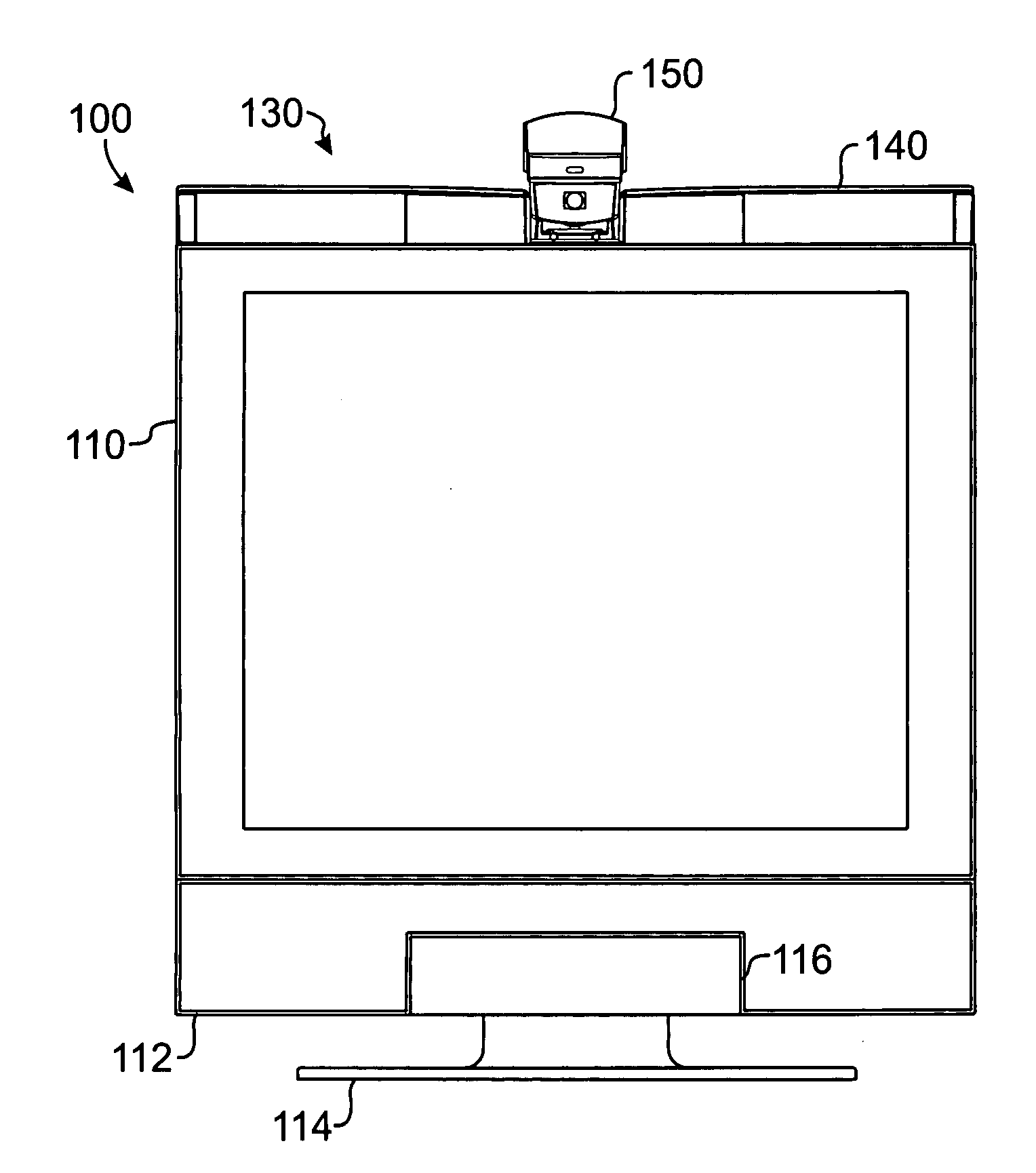 Integrated desktop videoconferencing system