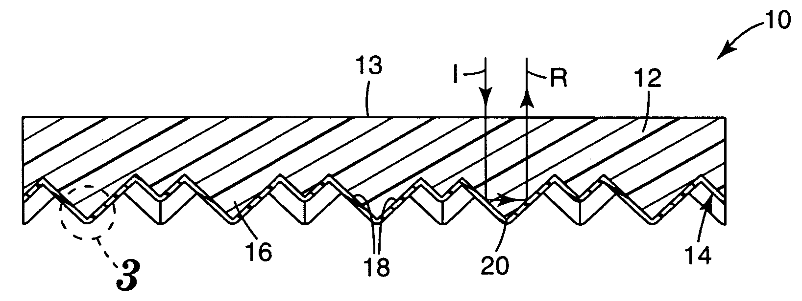 Prismatic retroreflective article and method