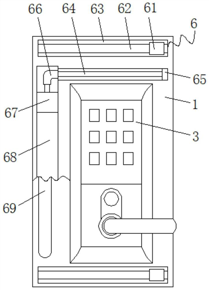 Intelligent door lock with external protection structure and intelligent safety door