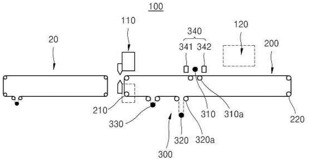 Scribing device and scribing method