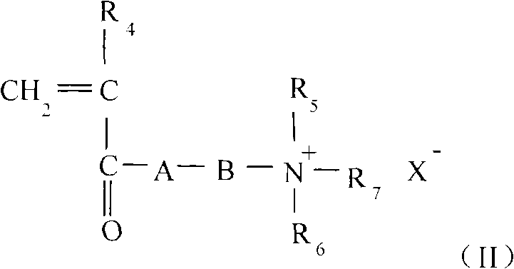 Cation acrylamide copolymer water-in-water emulsion and its preparation method