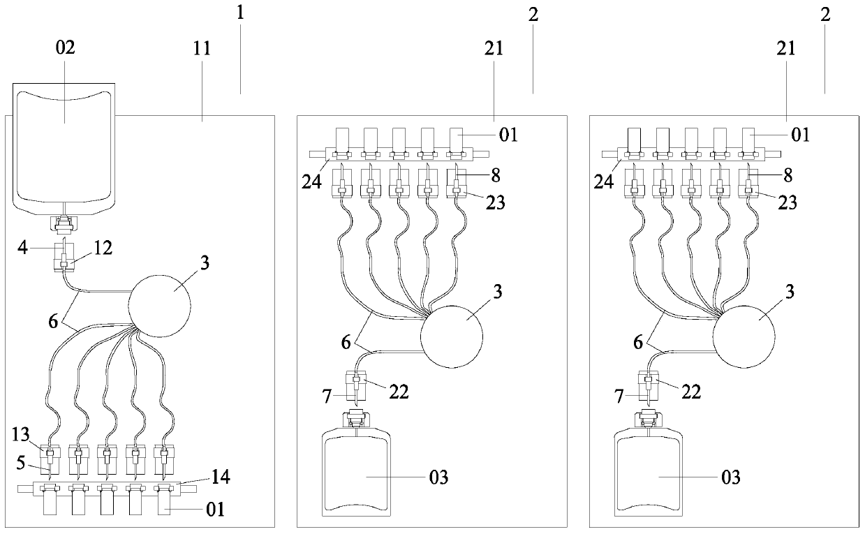 Quick and efficient penicillin bottle medicine dispensing system and method