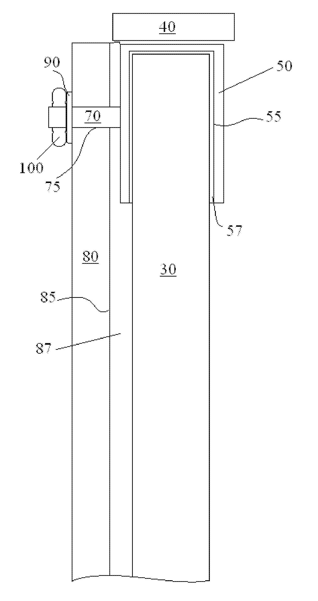 Storm panel bracket