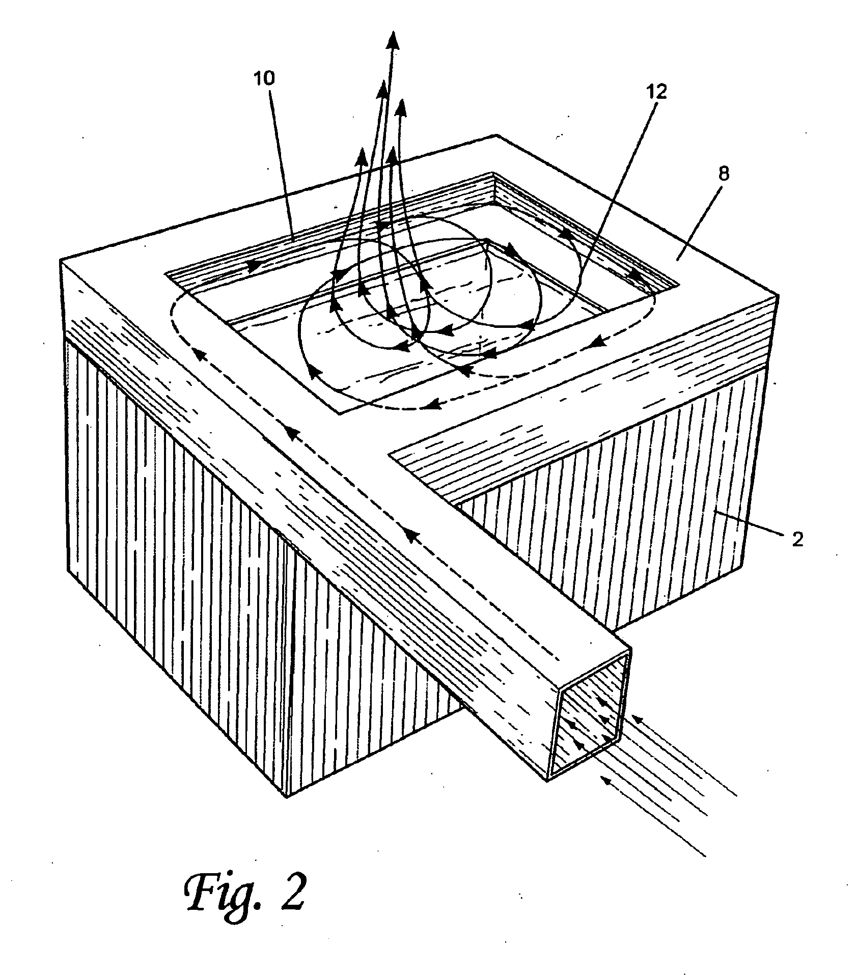 A method and device for suppression of fire by local flooding with ultra-fine water mist