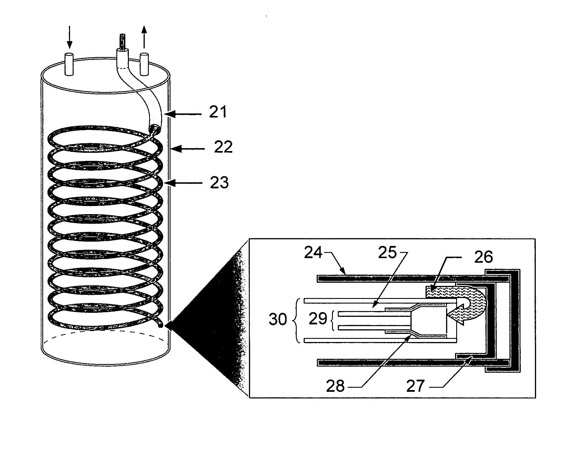 Low-cost heat pump water heater