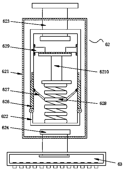 Fumigation solution atomization device based on fumigation food processing and atomizing method