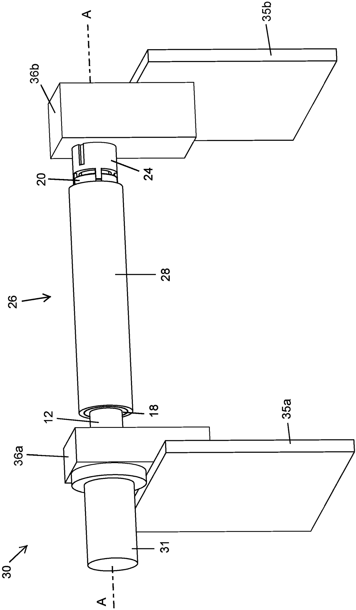 Mandrel of printing equipment, printing cylinder and printing equipment