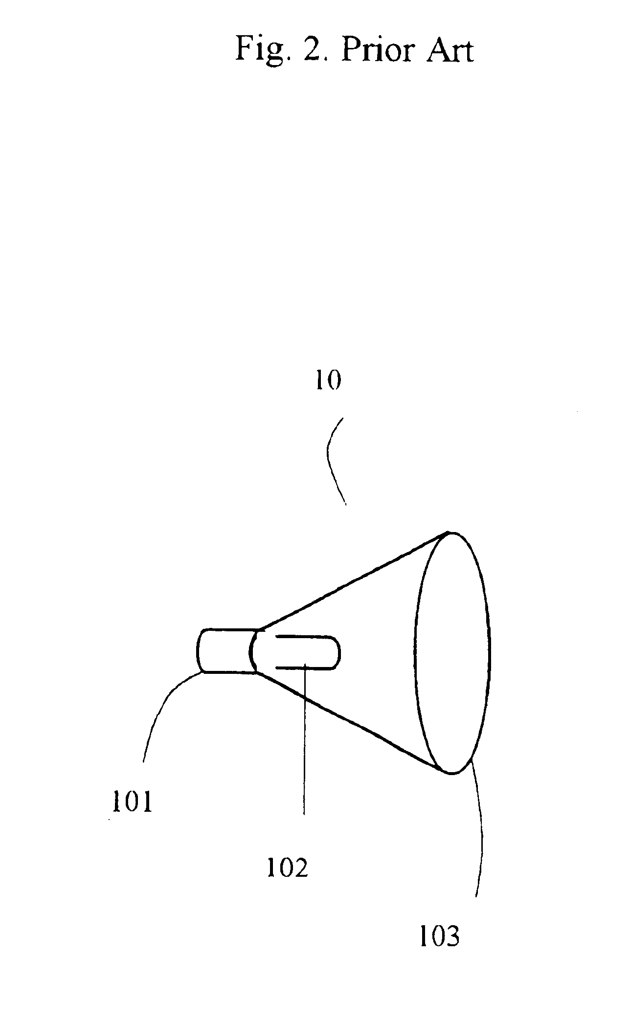 Projector with array LED matrix light source