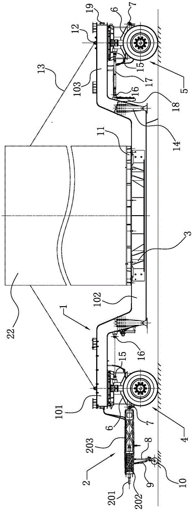 Vertical highway transport vehicle