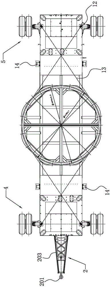 Vertical highway transport vehicle