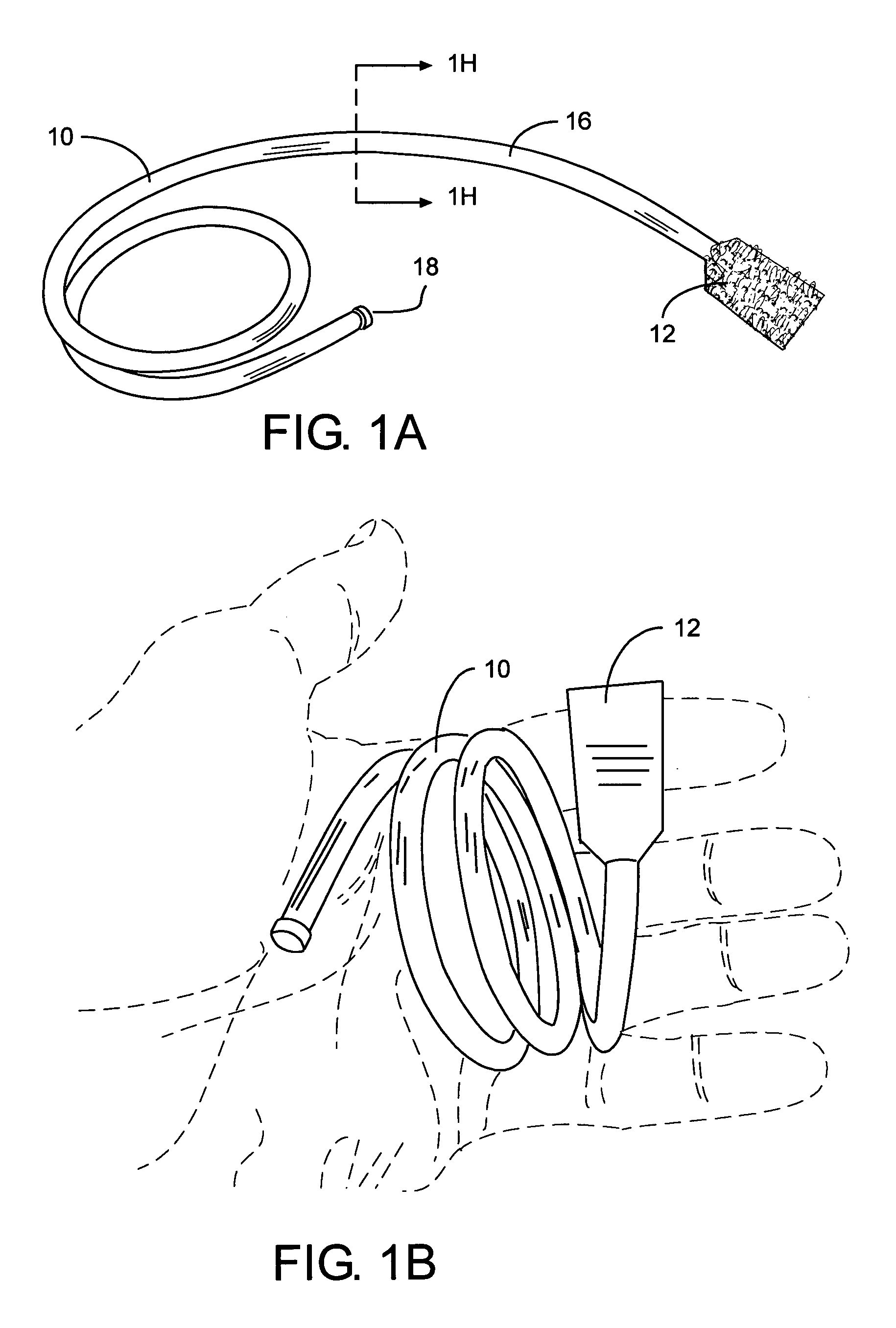 Compact drain-cleaning device with hair-snagging pad