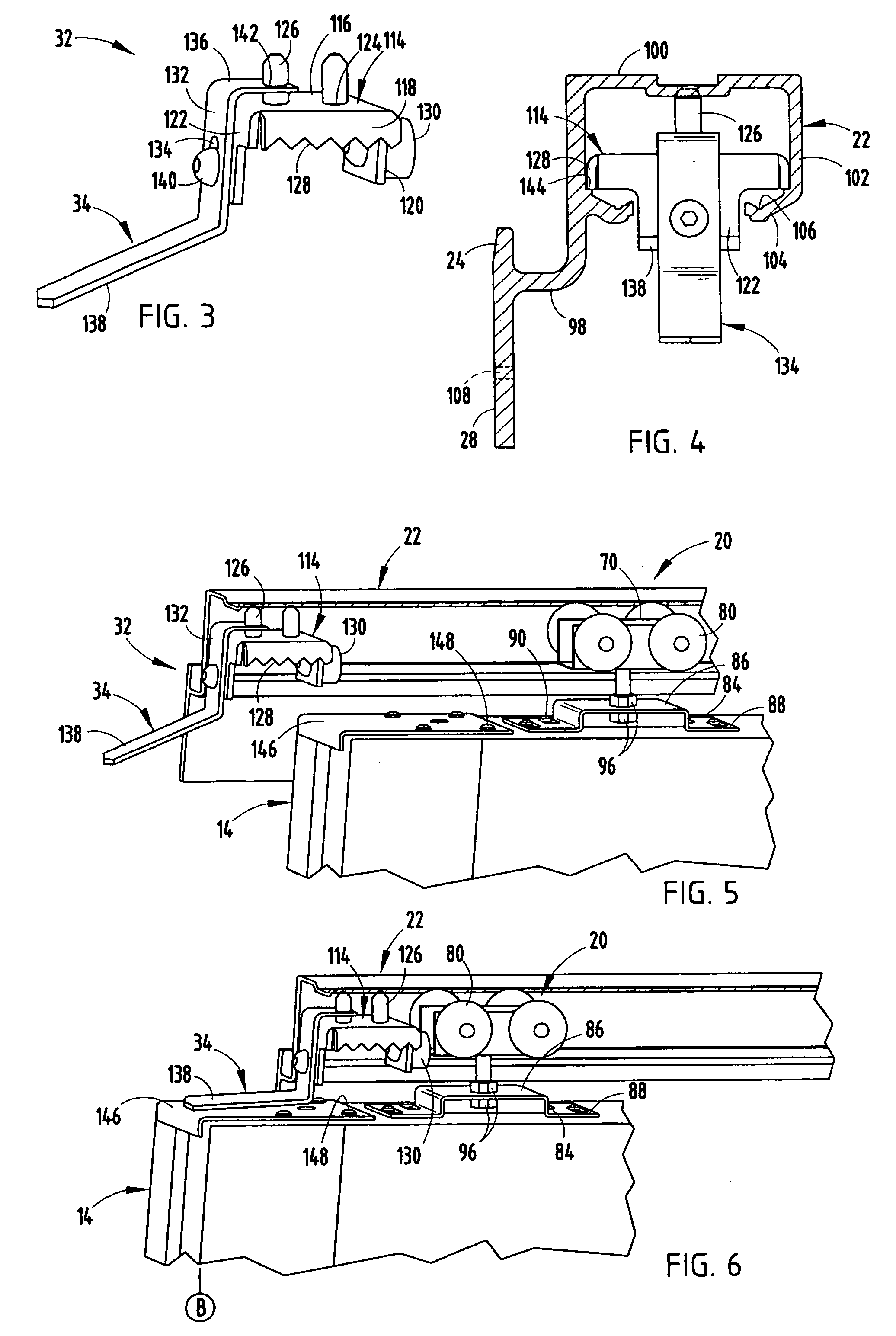 Partition panel assembly