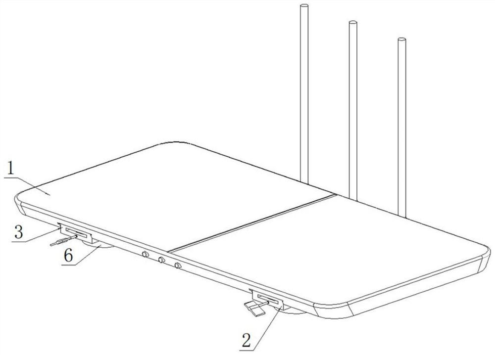 Router with adsorption function for computer network communication