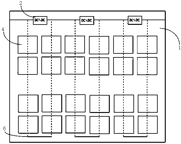 Intelligent photovoltaic module internally provided with chip