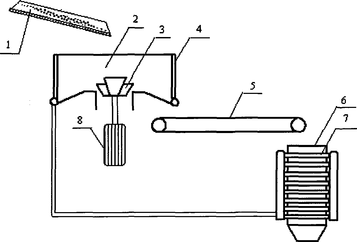 System for recovering sensible heat of blast furnace slag