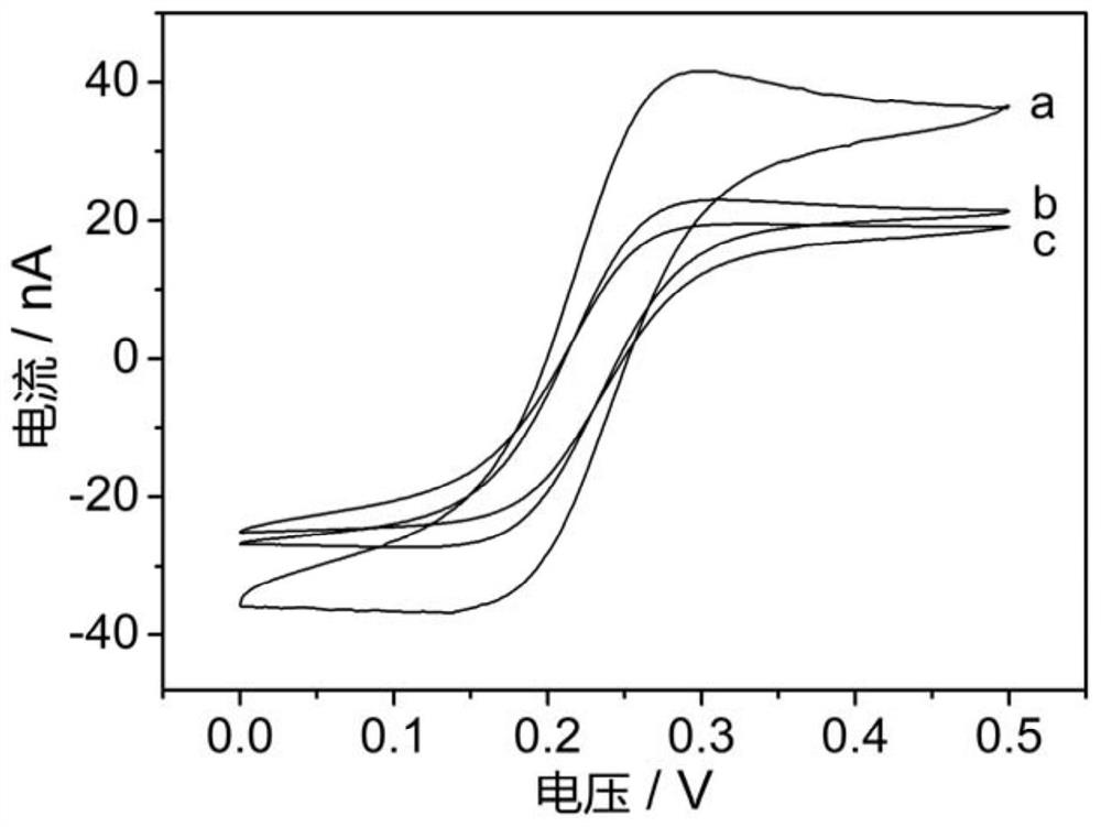 Microelectrode-based tumor marker rapid high-sensitivity detection method