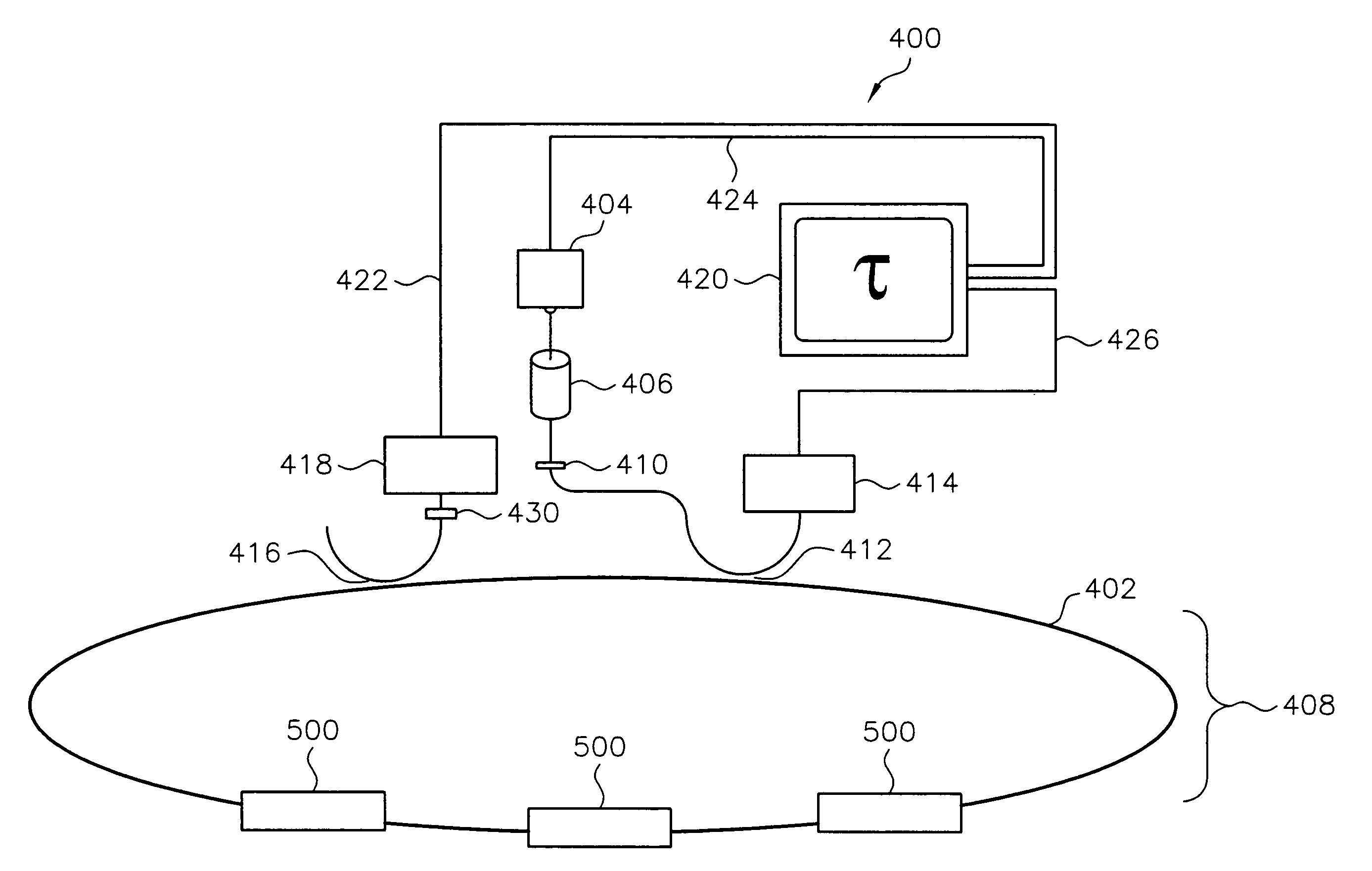 Cavity ring-down detection of surface plasmon resonance in an optical fiber resonator