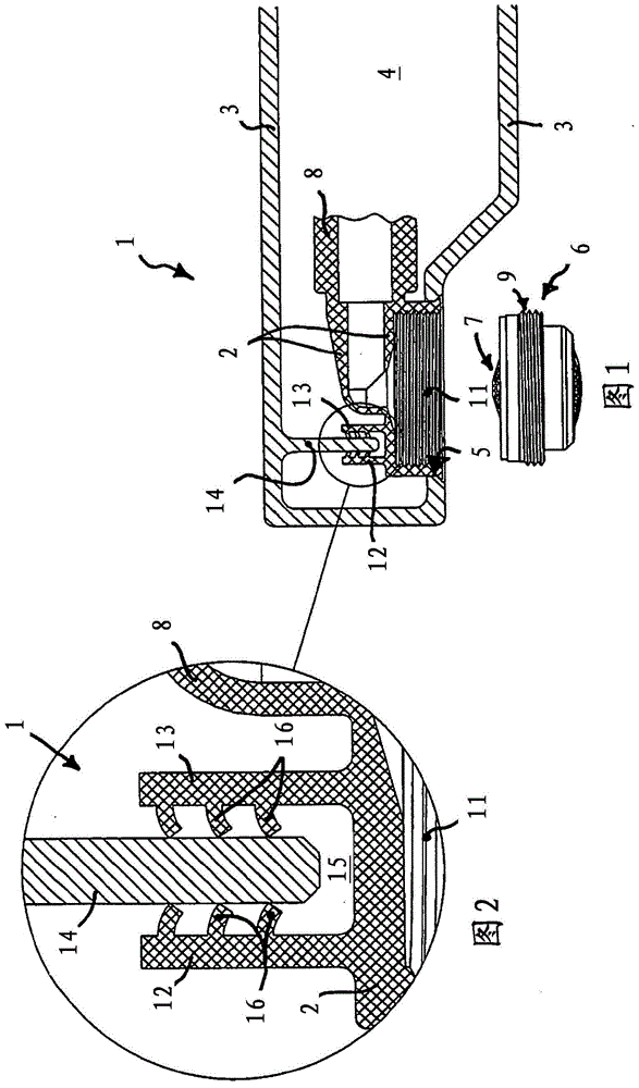 Sanitary water faucet