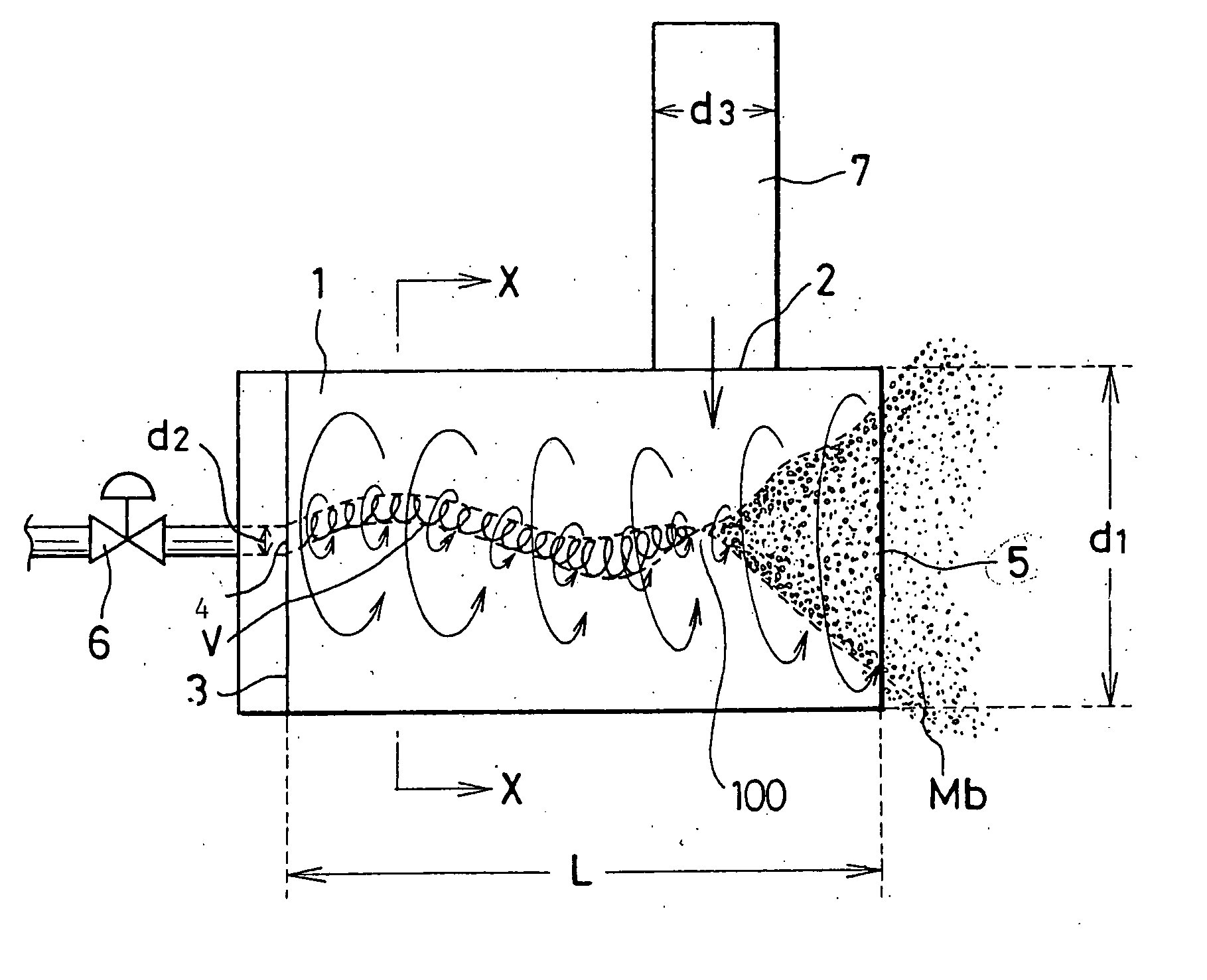 Swirling type micro-bubble generating system