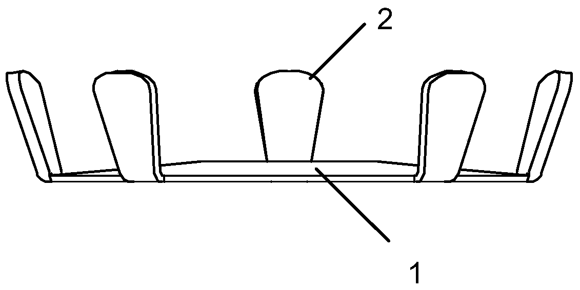 An elastic washer fastener