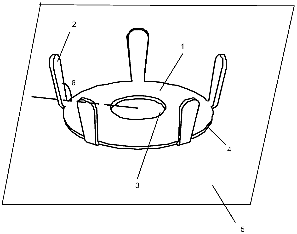 An elastic washer fastener