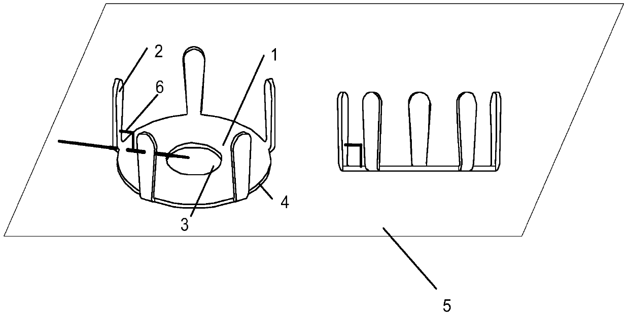 An elastic washer fastener