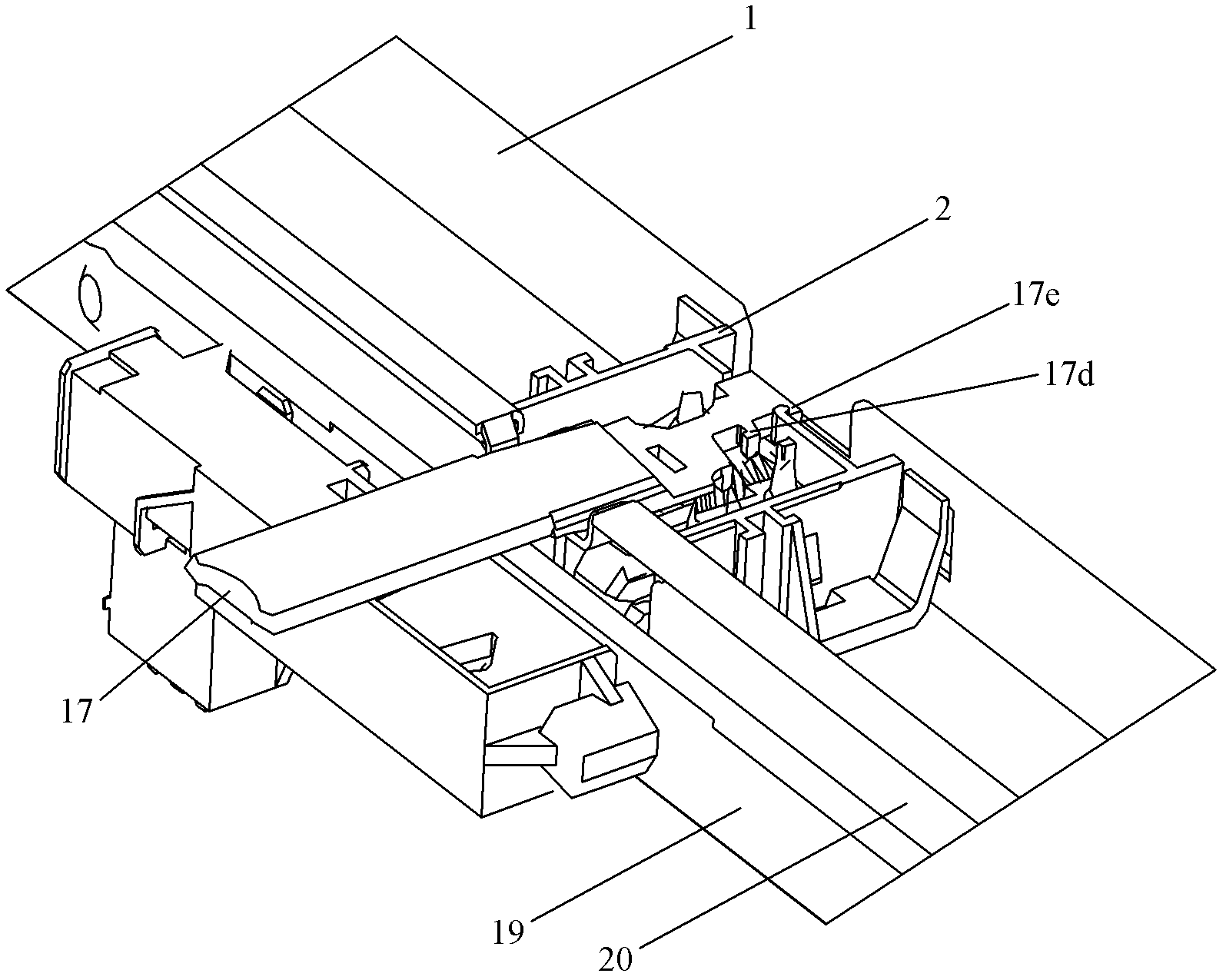 Door lock device and dish-washing machine with same