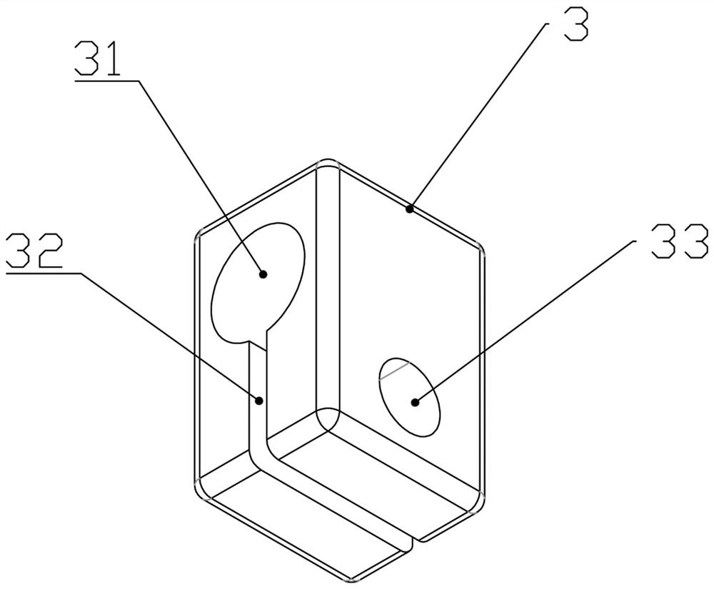 Single-rod four-nail fracture external fixation frame